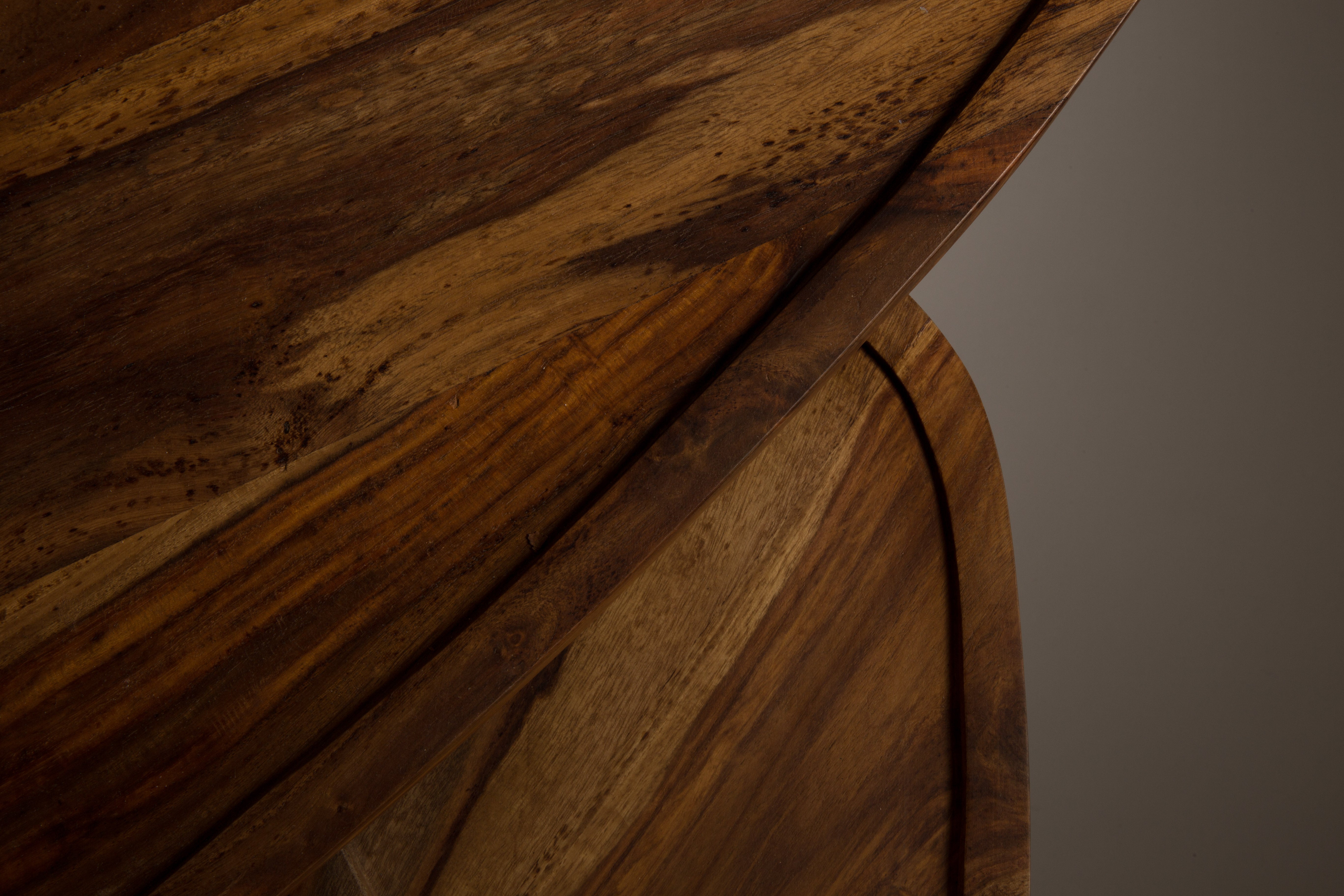 Dutchbone Set of 2 Sham Sheesham Wood Coffee Tables Nest